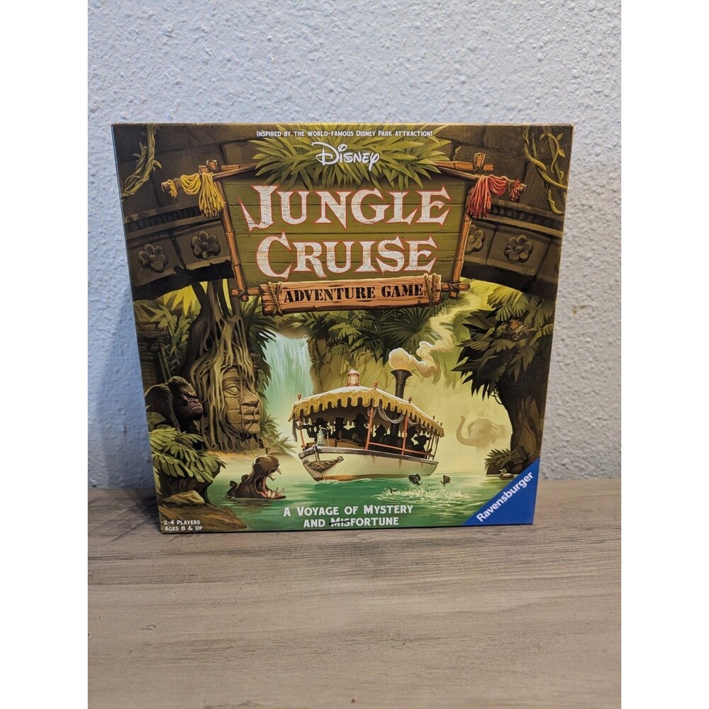 Disney Jungle Cruise Adventure Game Ravensburger Complete Board Game